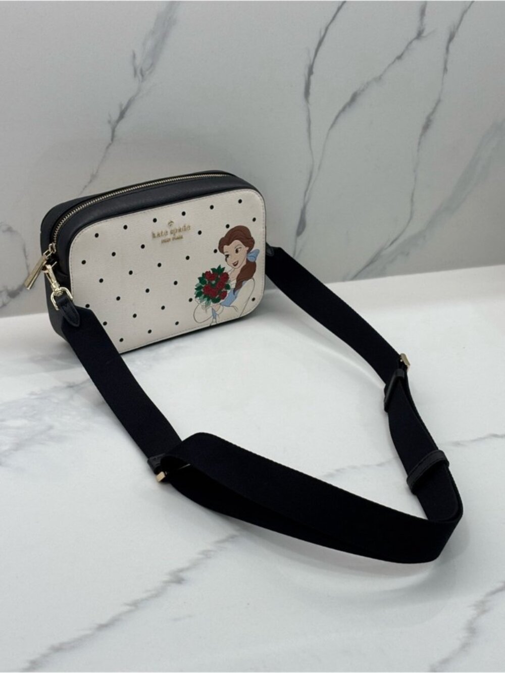 Kate Spade New York X Disney Beauty and the Beast Mini Camera Crossbody Bag - Picture 4 of 11